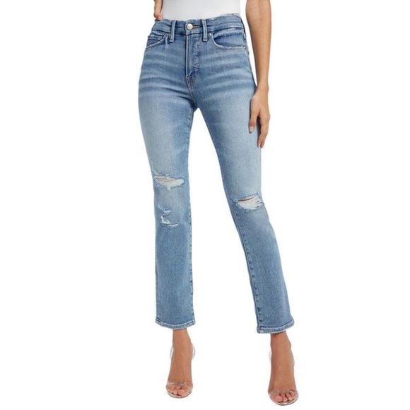 LAST 1!๐๐ปโโ๏ธ๐คฏ Good American Good Legs Straight Sz 2 / 26 - Picture 1 of 3